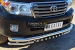 Toyota Land Cruiser 200. 2012- Защита переднего бампера d76 (секции) d42 (уголки)+зубы TLCZ-001641